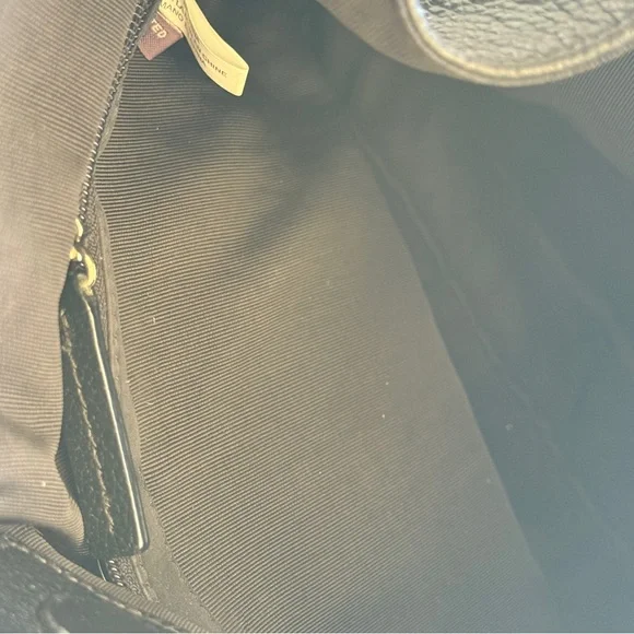 Kooba Classic Black Pebbled Leather Shoulder Bag - Timeless Everyday Hobo - Picture 13 of 13